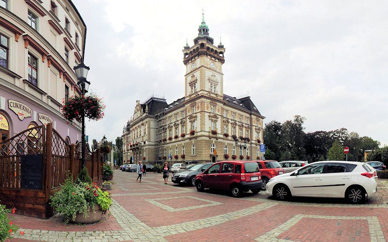Panorama 360 - plac ratuszowy - zdjęcie 360 Bielsko-Biała